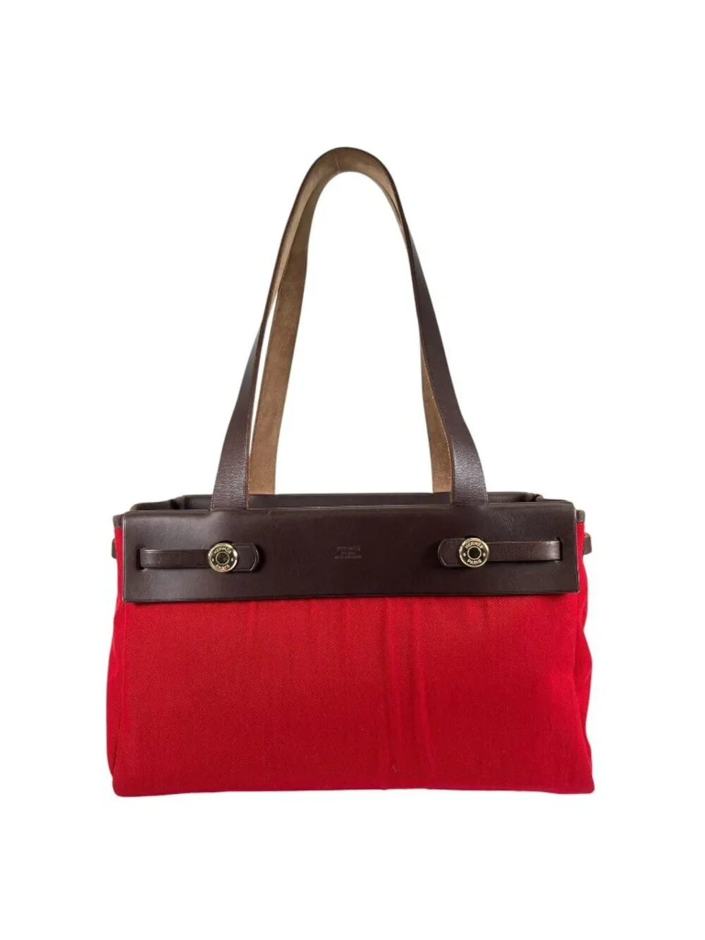 Hermes Tote Cabas PM Red Alebag